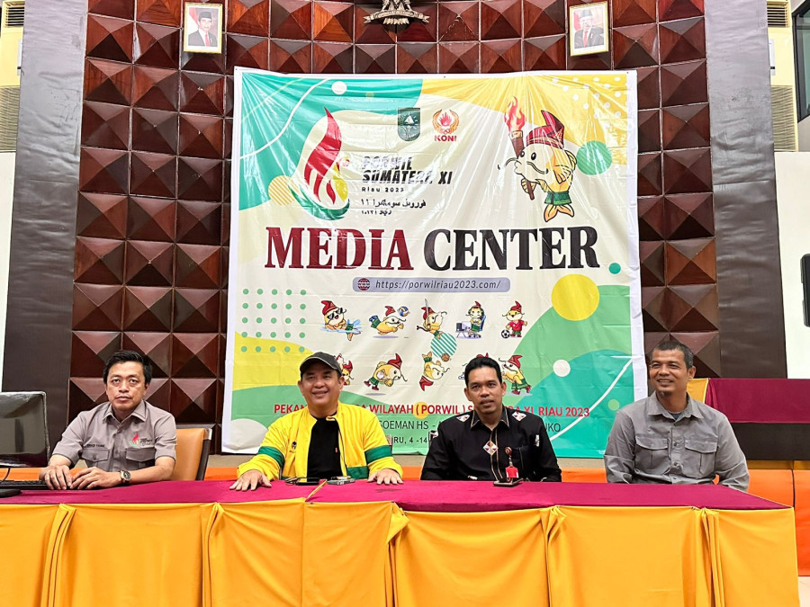 Kadis Kominfo dan Humas PB PORWIL XI Riau Apresiasi Kinerja Tim Media Liputan
