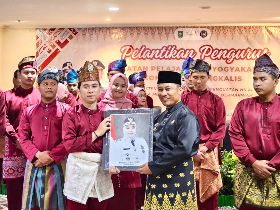Wabup Bagus Santoso Kukuhkan Pengurus IPR Yogyakarta  Komisariat Bengkalis