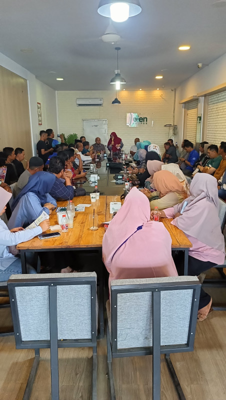 Afni-Syamsurizal Solidkan Tim Koalisi dan Relawan di Tualang