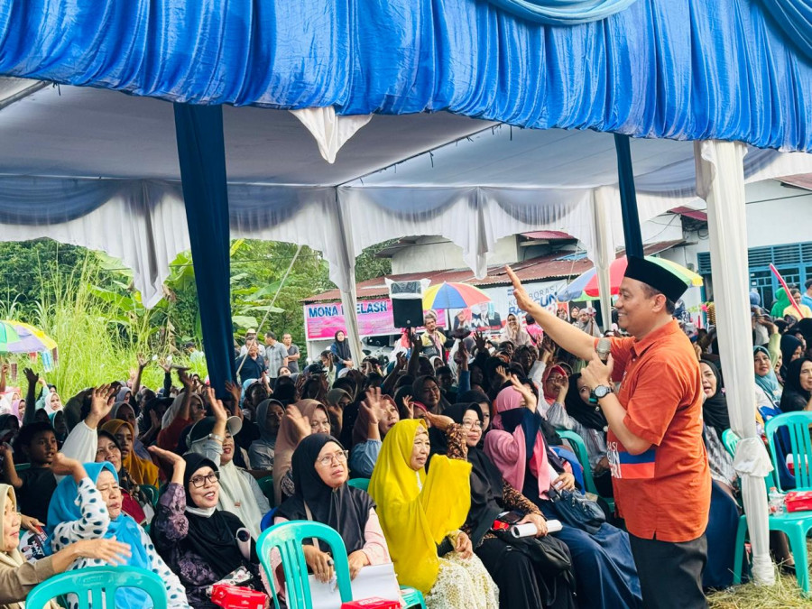 Kampanye Dialogis di Kandang Sendiri, Markarius Anwar Optimis Menang Telak