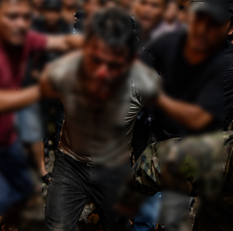 Tertangkap Curi Motor di Kampar, Pria Nyaris Tewas Diamuk Massa