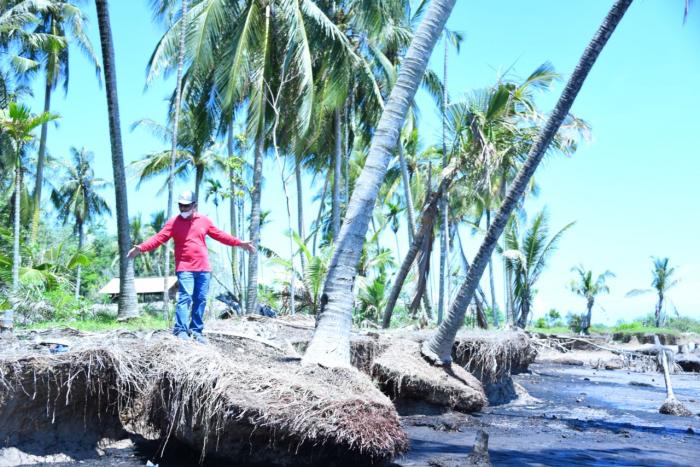 Pemkab Bengkalis Minta Bantuan Pemerintah Pusat Tangani Abrasi