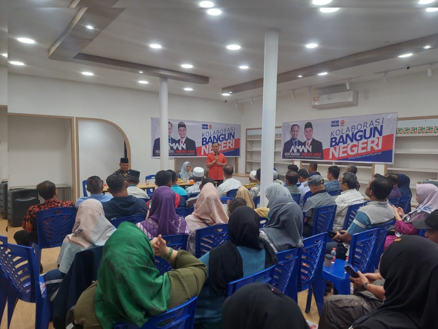 Diskusi Bersama Tokoh Masyarakat Bukit Raya, Paslon AMAn Bertekad Majukan Pekanbaru