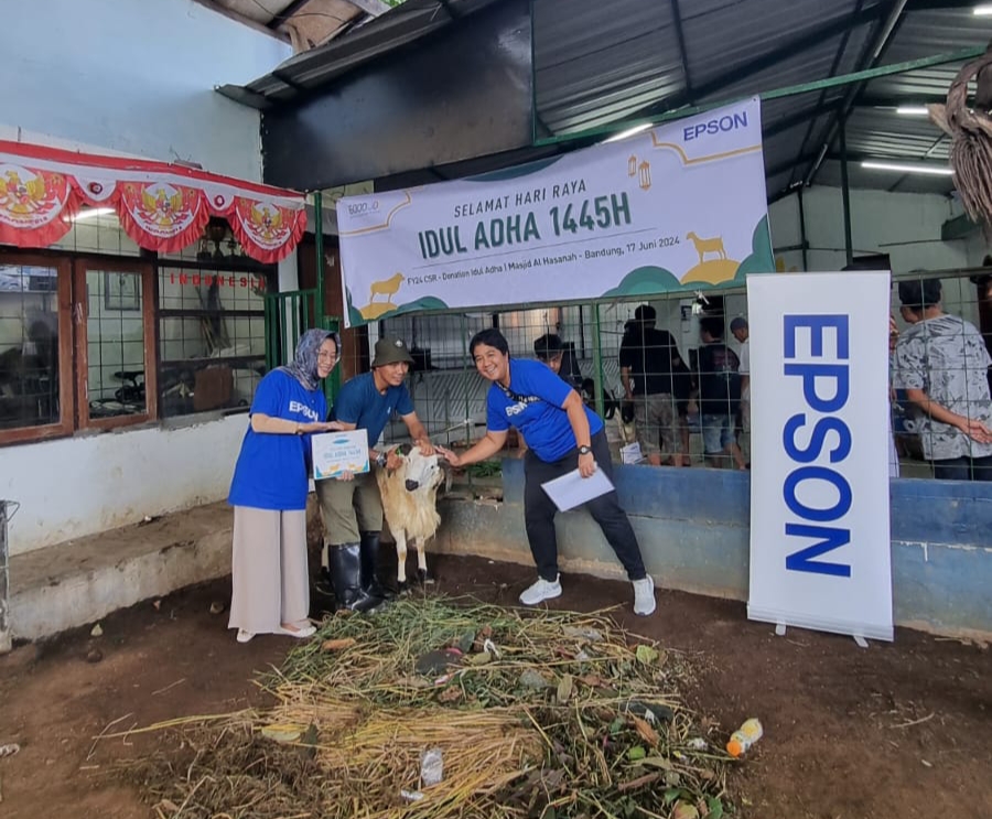 Epson Indonesia Bawa Semangat Berbagi dalam Perayaan Idul Adha melalui CSR