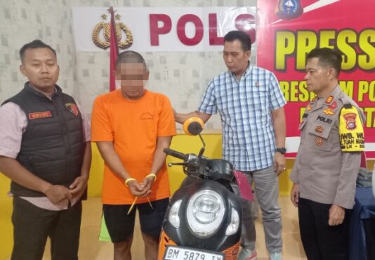 Pecatan TNI Ditangkap Polsek Binawidya usai Gagal Curi Sepeda Motor
