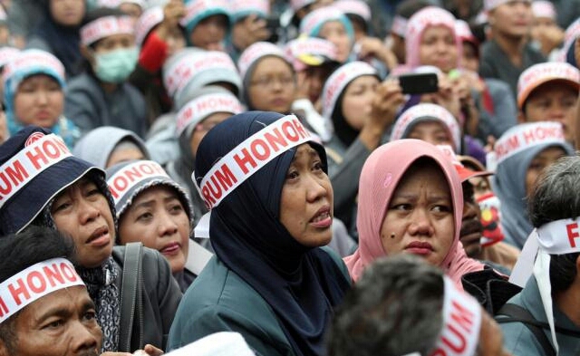 Aksi Mogong Mengajar para Guru, Menolak Jokowi Dua Periode