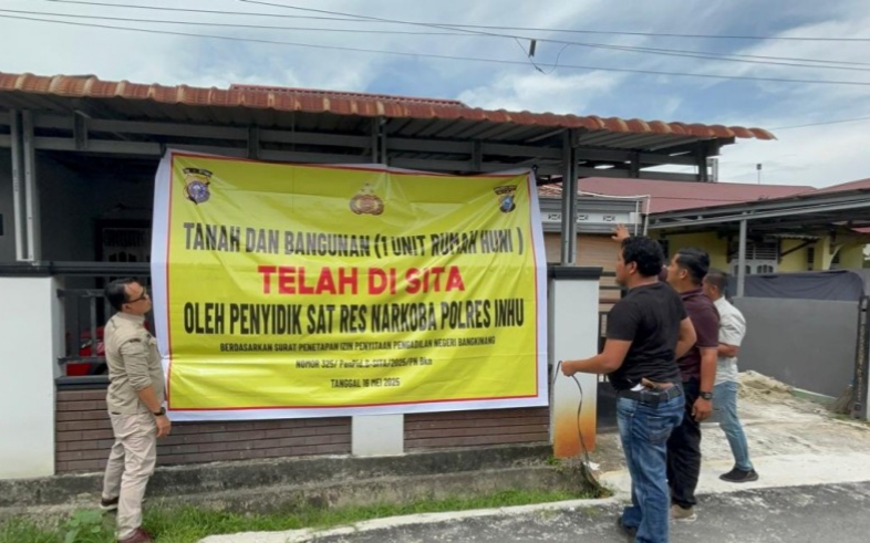 Polres Inhu Bekukan Aset Mak Gadi di Kampar, Nilai Capai Rp246 Juta