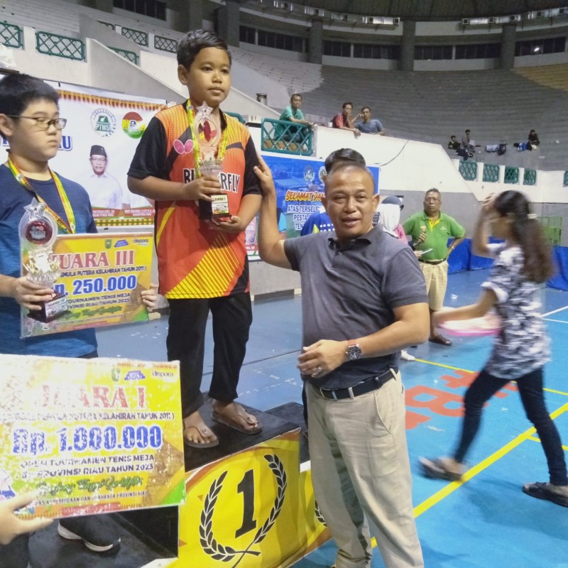 Dispora Harapkan Tenis Meja Jadi Cabor Unggulan Riau