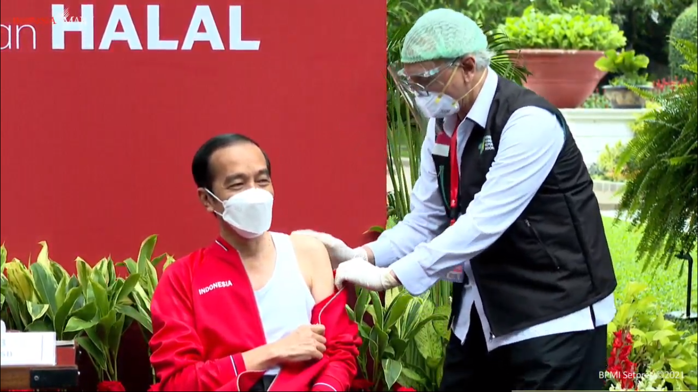 Jokowi Sebut Masyarakat Umum Mulai Divaksin Corona pada Pertengahan Februari