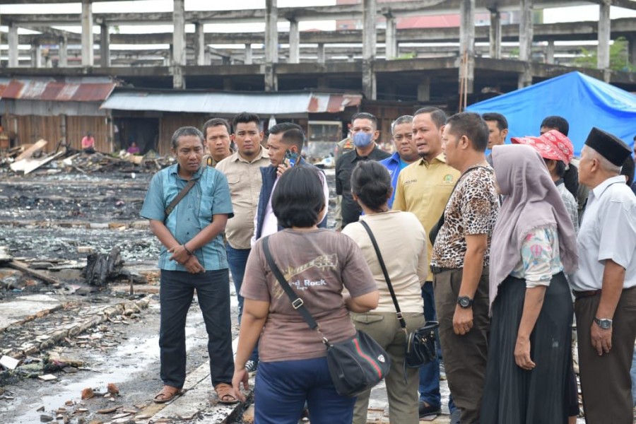 Pedagang Minta Bangunan Baru Pasar Cik Puan Dituntaskan