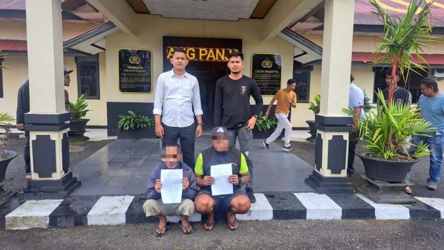 Sat Reskrim Polres Padang Panjang Gulung Dua Pelaku Pungli di Jalan Nasional