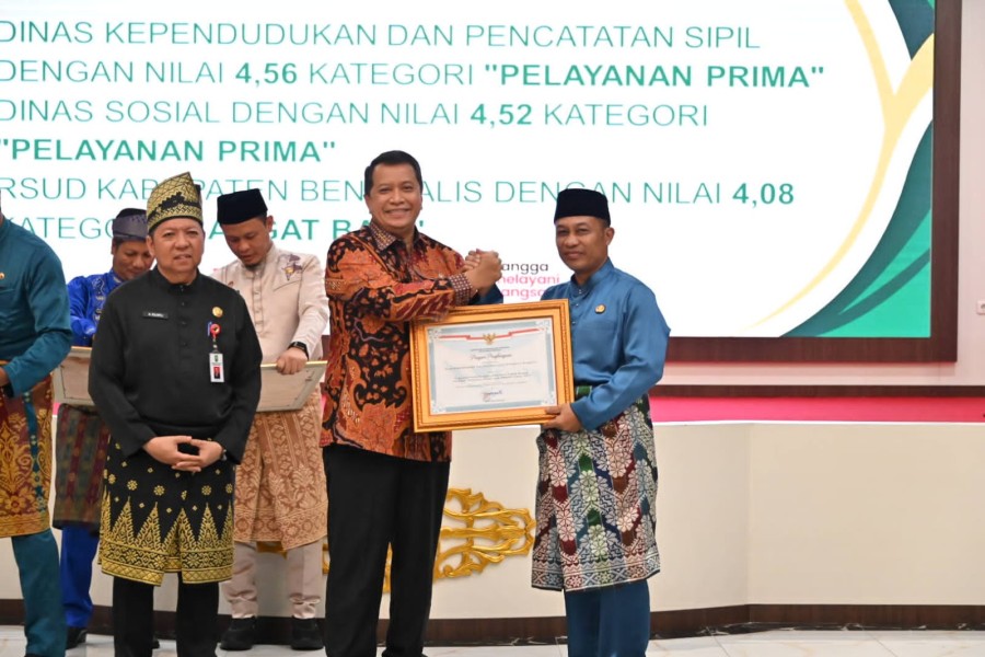 Bengkalis Borong 3 Penghargaan Pelayanan Publik Nasional