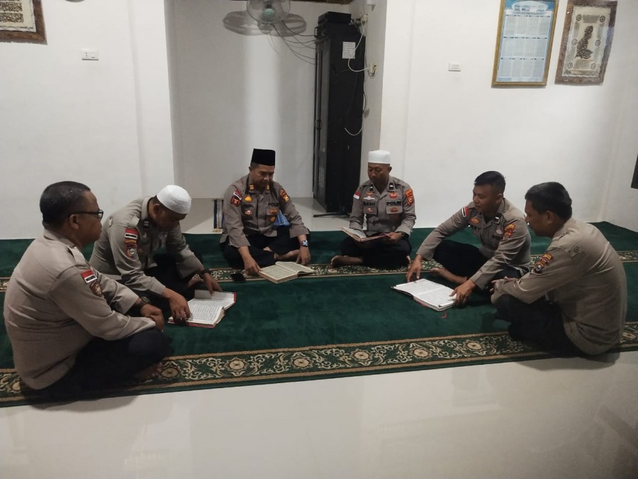 Polsek Bengkalis Gelar Tadarusan Keliling, Pererat Iman dan Kebersamaan