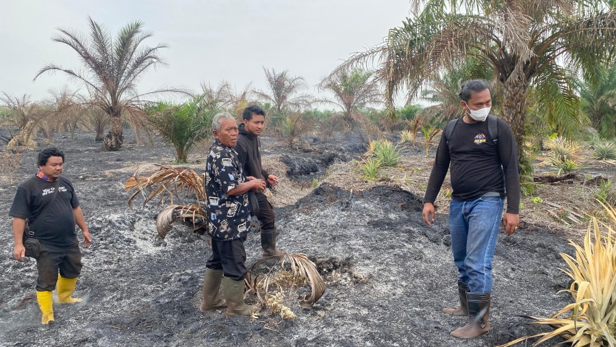 Kebakaran Lahan, Polres Bengkalis Tetapkan Petani Jadi Tersangka