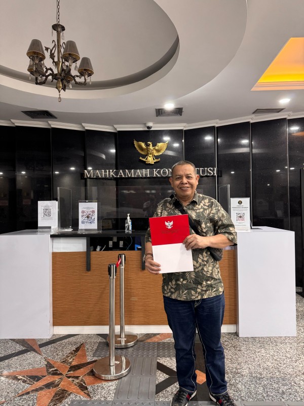 MK Registrasi Gugatan Pilkada Siak, Irving Kahar Arifin Siap Cabut Permohonan