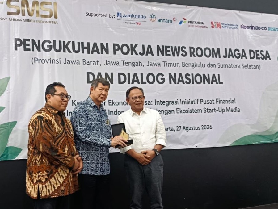 SMSI Kukuhkan Pokja Jaga Desa, Hasyim Djojohadikusumo: Jakarta Tetap Aman