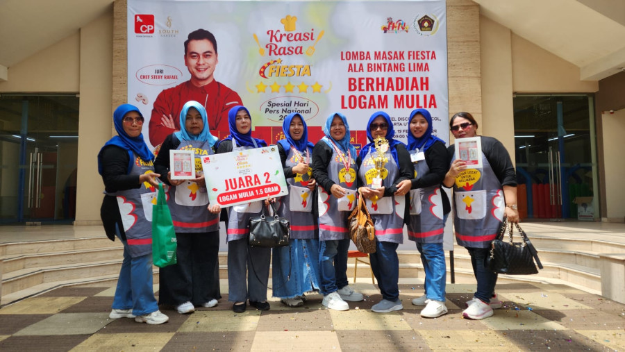 Juara 2 Lomba Masak Kreasi Rasa Fiesta, Tim IKWI Riau Raih Trophy dan Logam Mulia