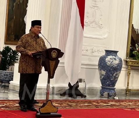 Presiden Prabowo Lantik 48 Menteri Kabinet Merah Putih