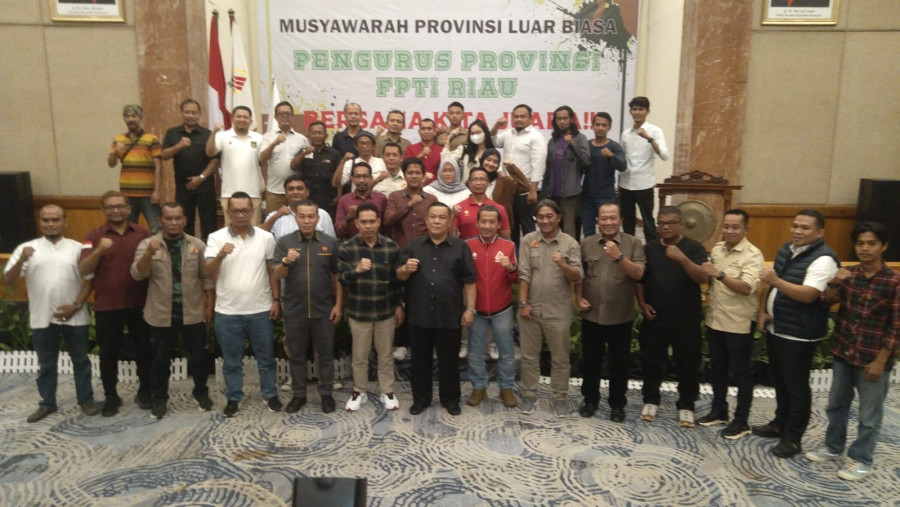 SF Hariyanto Pimpin FPTI Riau Periode 2024-2028