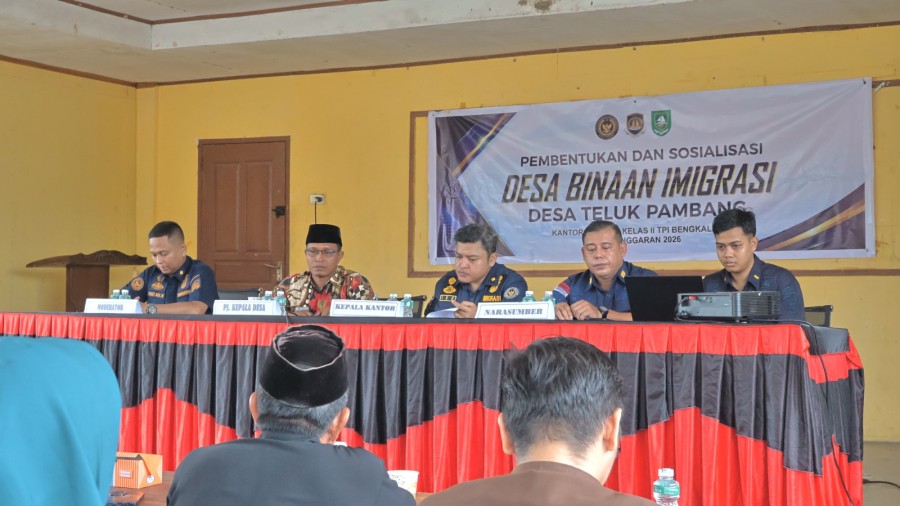 Teluk Pambang Jadi Desa Binaan Imigrasi, Warga Dibekali Edukasi Keimigrasian