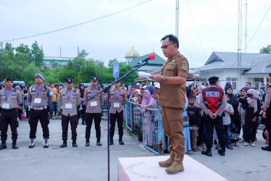 Plt Bupati Asmar Lepas 162 Casis Rekpro Bintara Polres Meranti