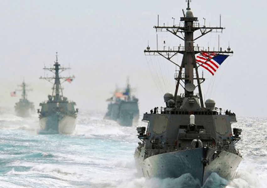 Kapal Amerika Tantang Cina di Laut Cina Selatan