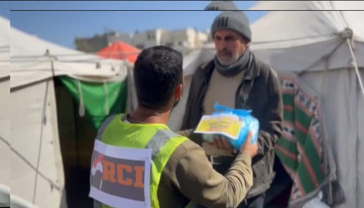 RCI dan Kombatpol Berbagi 1.000 Paket Makanan  di Palestina