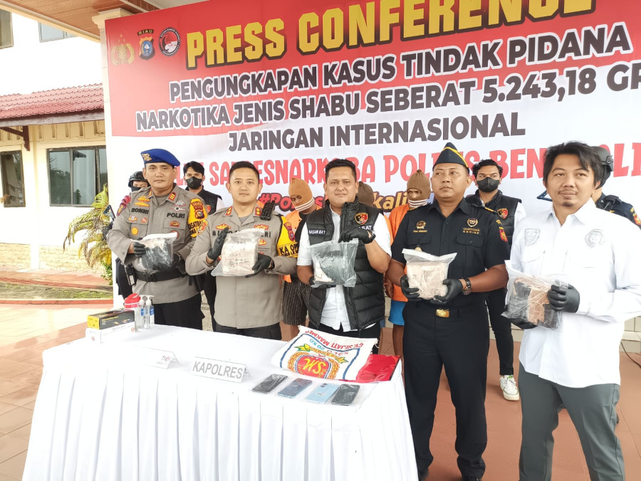 Dua Pekan Menjabat, Kasat Narkoba Gulung Jaringan Narkoba BB 5,2 Kg