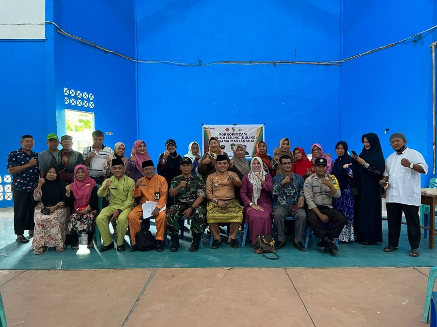 Sampaikan Program Pemerintah, Camat Bukit Raya Gelar Duling di Air Dingin