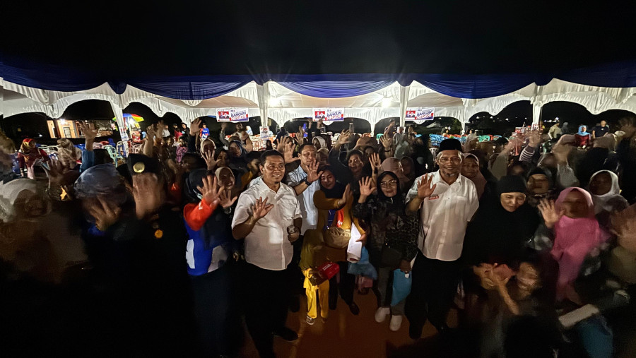 Coblos Nomor Lima, Warga Sungai Sibam Optimis akan Kemenangan Paslon AMAn