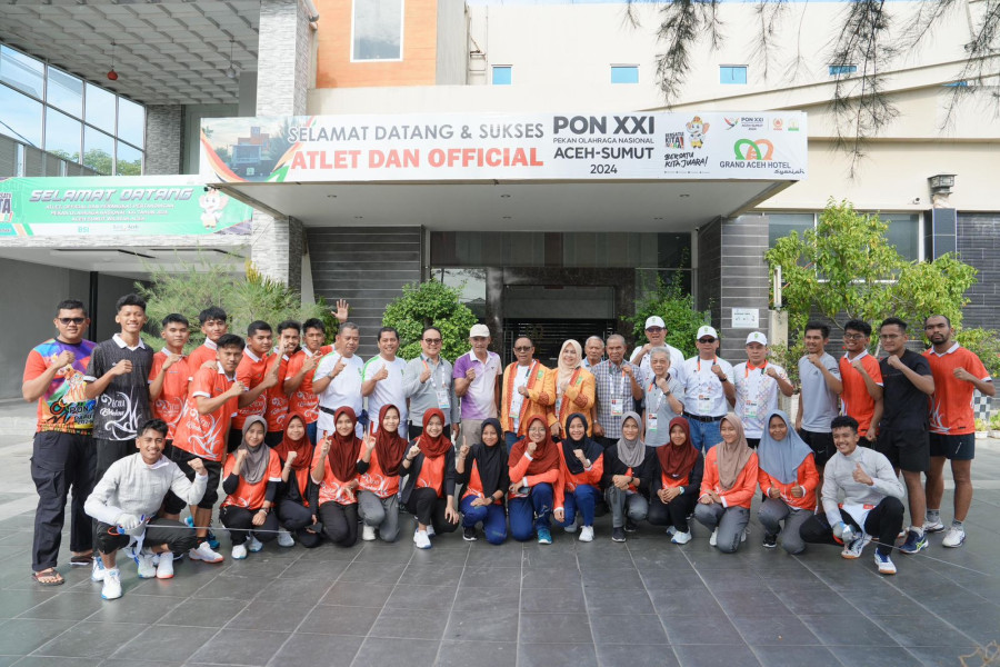 Pj Gubri dan KONI Riau Motivasi Tim Anggar Capai Target 7 Medali Emas