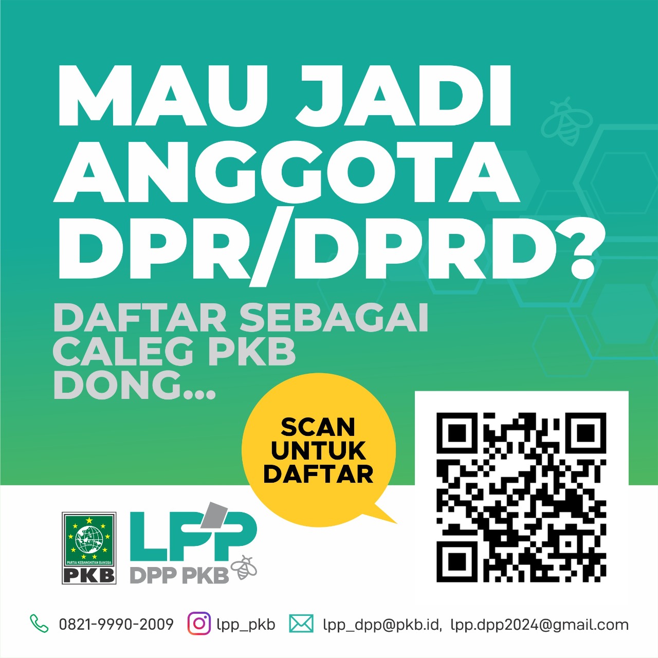 PKB Pekanbaru Buka Penjaringan Caleg, Cukup Buka dan Isi Link Ini di HP