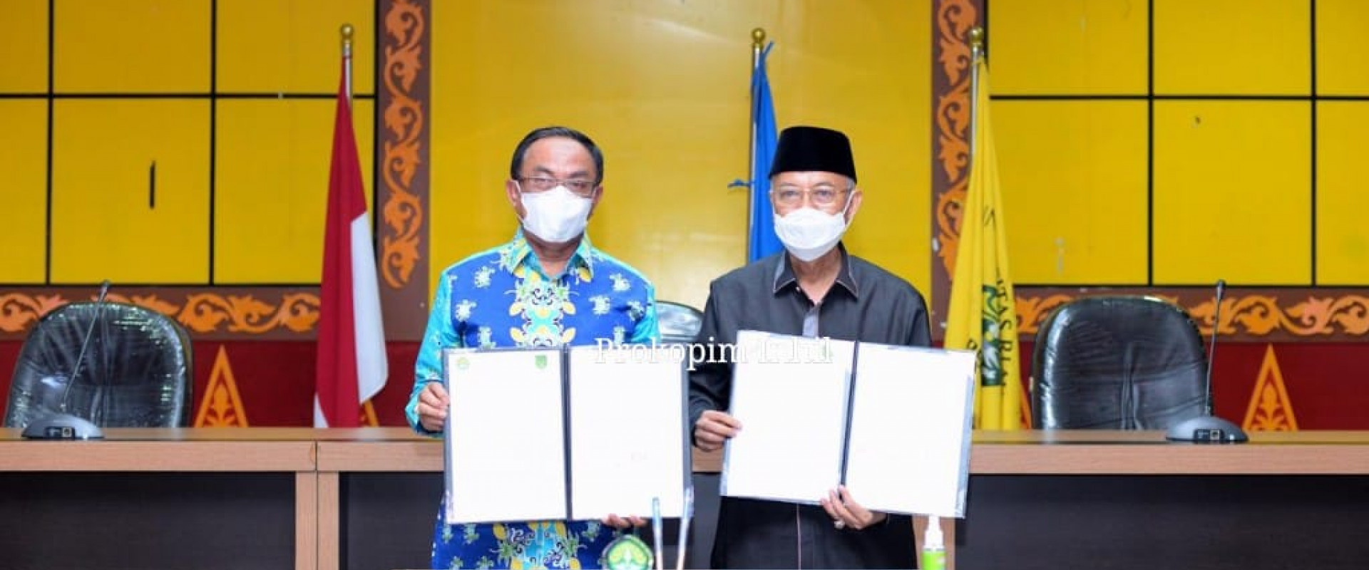 Teken MoU, Bupati Inhil Berikan Peluang UNRI Ikut Campur Tangan Bangun Inhil