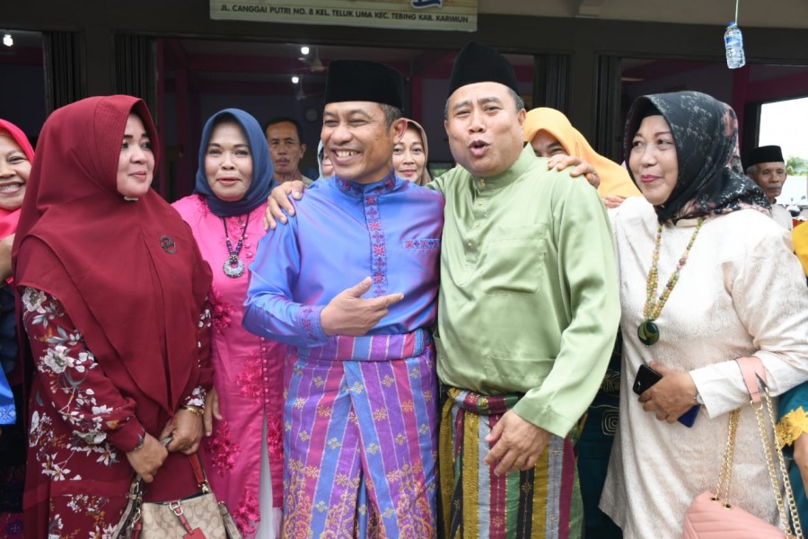 Wakil Bupati Bengkalis Hadiri Halal Bihalal IKKB di Tanjung  Balai Karimun