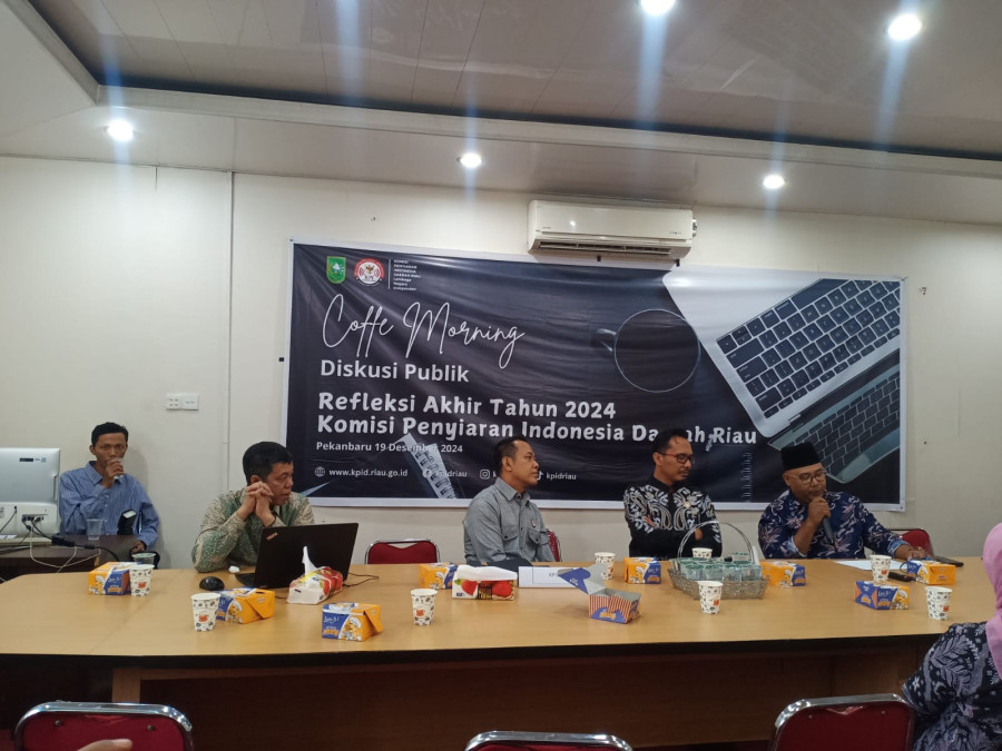 Refleksi Akhir Tahun KPID Riau, Bahas Siaran Digital Daerah Perbatasan