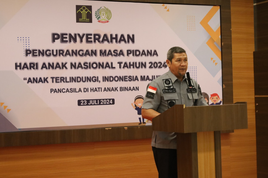 HAN 2024, 60 Anak Binaan di Riau Terima Remisi, 2 Langsung Bebas