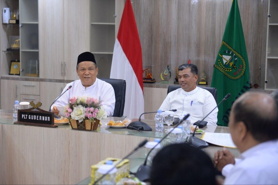 HPJI Riau Temui Plt Gubri SF Hariyanto, Bahas Penguatan Infrastruktur Jalan