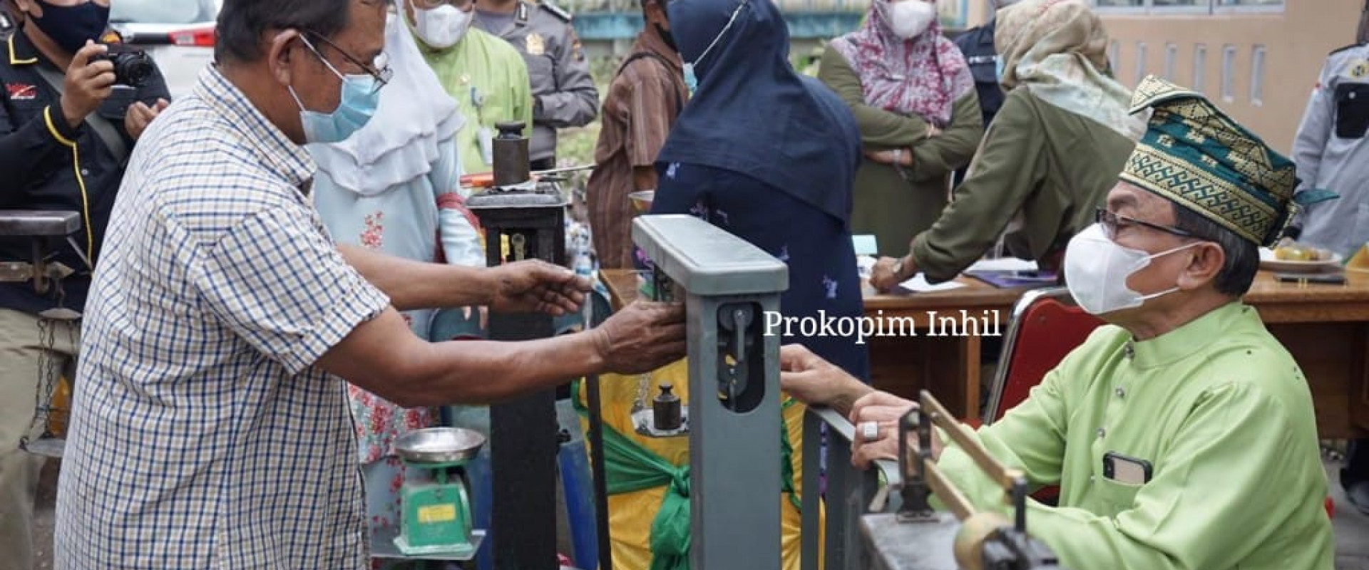 Bupati Wardan Tinjau Lansung Kegiatan UTTP Oleh Disdagtri Inhil