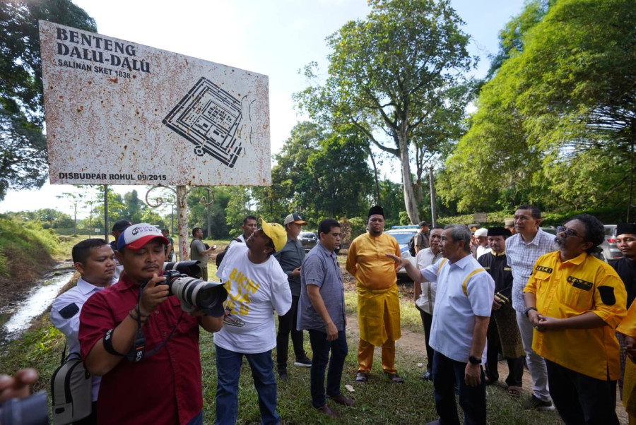 Gubri Kunjungi Benteng Tujuh Lapis, Cagar Budaya Nasional di Dalu-Dalu