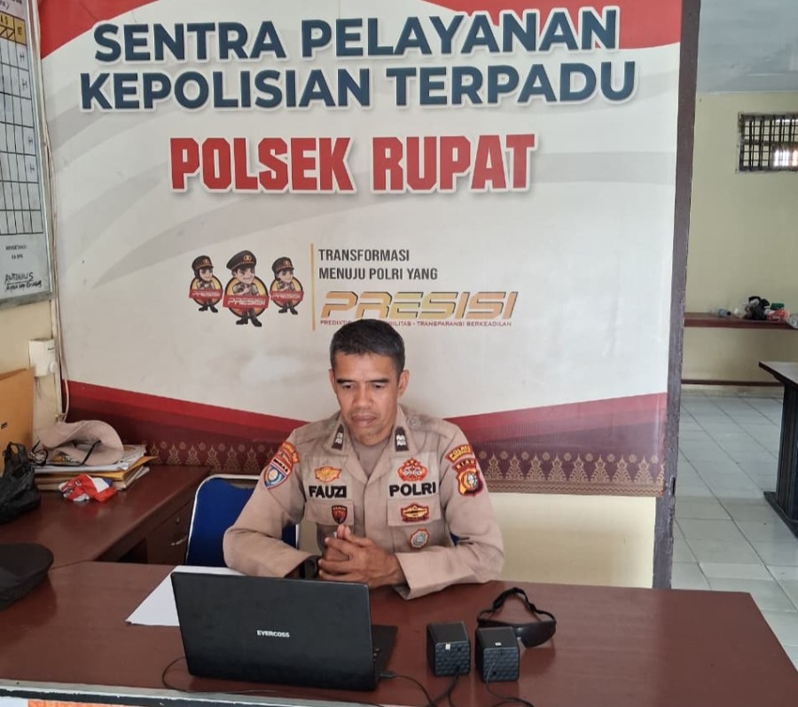 Polsek Rupat Perkuat Dukungan Ketahanan Pangan Lewat Evaluasi Bersama Polda Riau