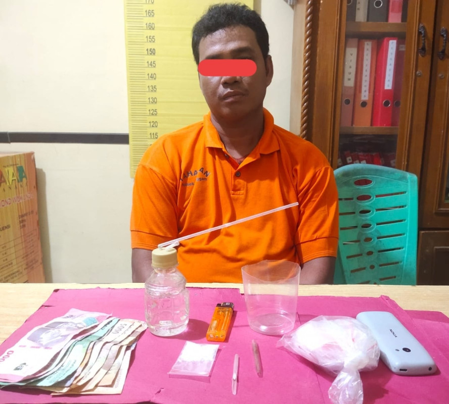 Simpan Sabu 2,42 Gram, Petani di Langgam Diciduk Polisi