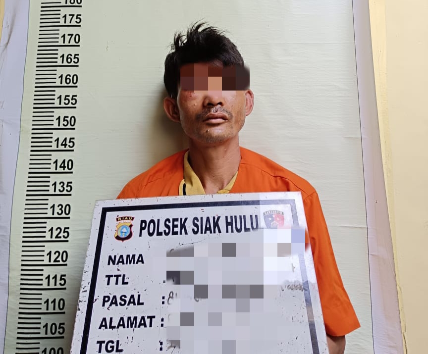 Pencabulan Terungkap, Ayah Sambung Diseret Warga ke Polsek Siak Hulu