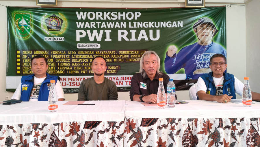 Workshop Wartawan Lingkungan PWI Riau Hadirkan 5 Nara Sumber Nasional dan Lokal