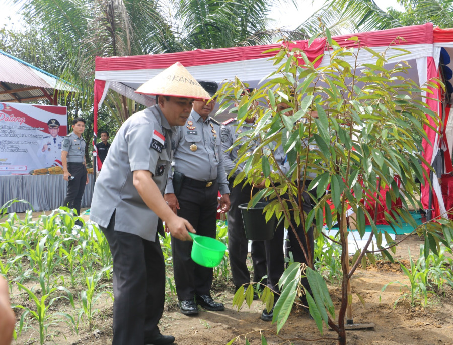 Lapas Bangkinang Jadi Pilot Project Ketahanan Pangan