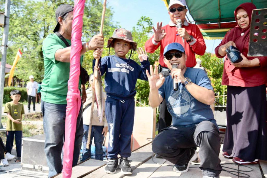 Buka Lomba Mancing  Wabup Bengkalis Ajak Kades Garap Potensi Desa