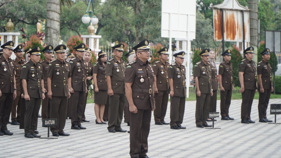 Kajati Riau Pimpin Upacara Peringatan Hari Lahir Pancasila