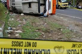Kecelakaan Tunggal, 2 Penumpang Bus Lorena Meninggal Dunia