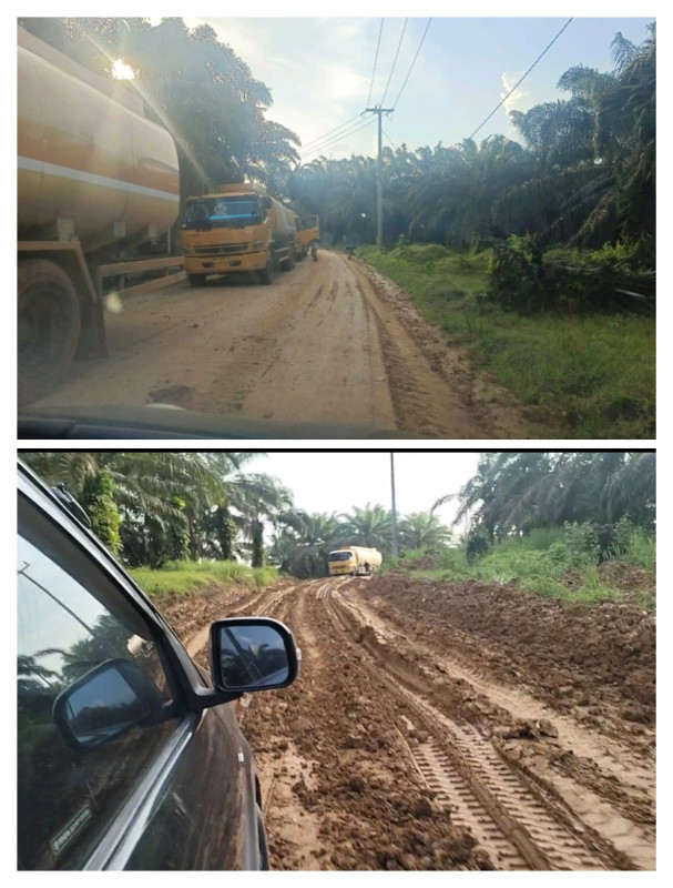 Jalan Muara Petai - Setiang Rusak Parah,PT KAI: Kita Lapor Bupati Gunakan Jalan Kabupaten