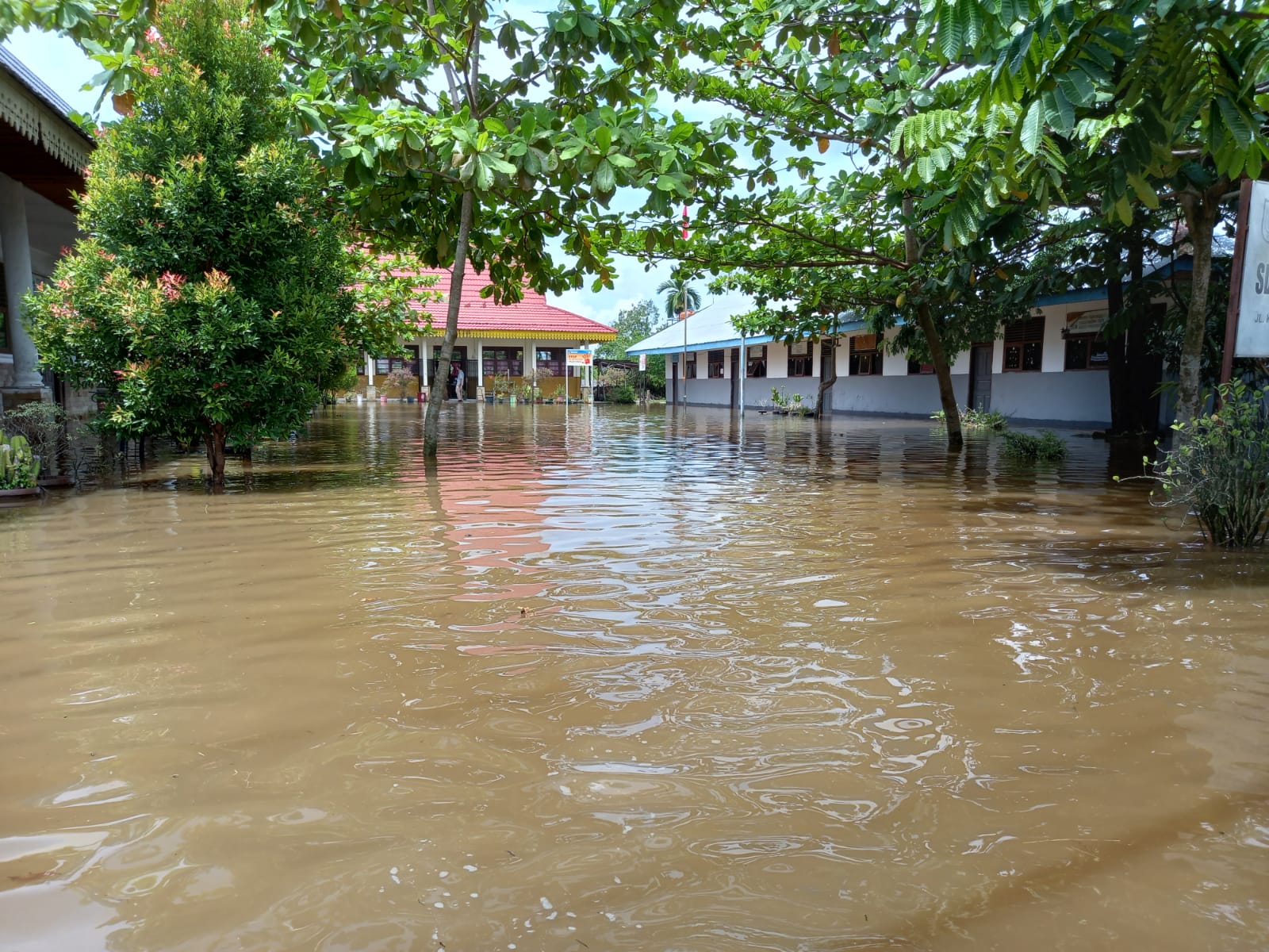Diguyur Hujan, Pemukiman dan Jalan di Pekanbaru Kebanjiran
