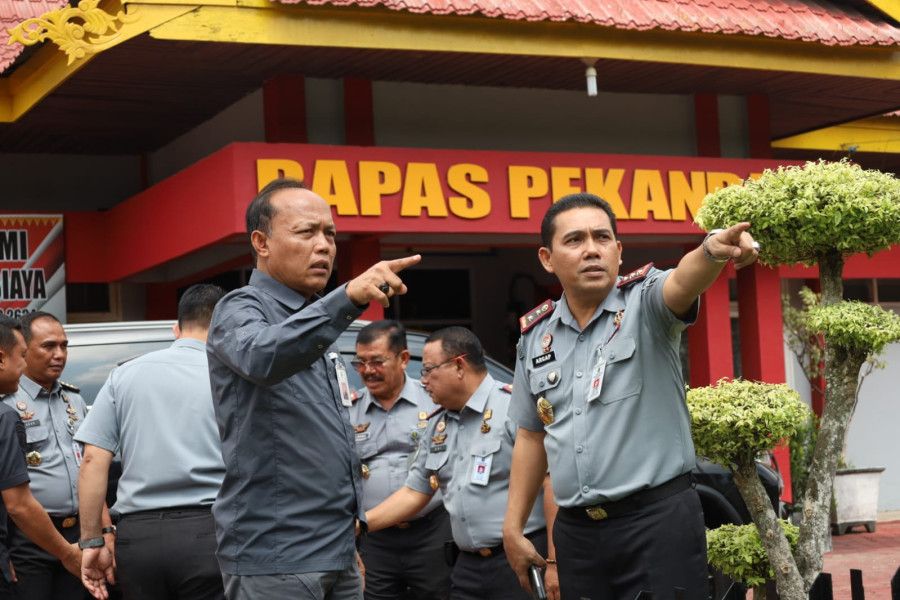 Sekretaris Ditjen Pemasyarakatan Kunjungi Bapas Pekanbaru
